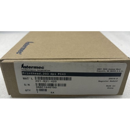 Original Intermec PC43 Printhead 203dpi – Model 201-031-420