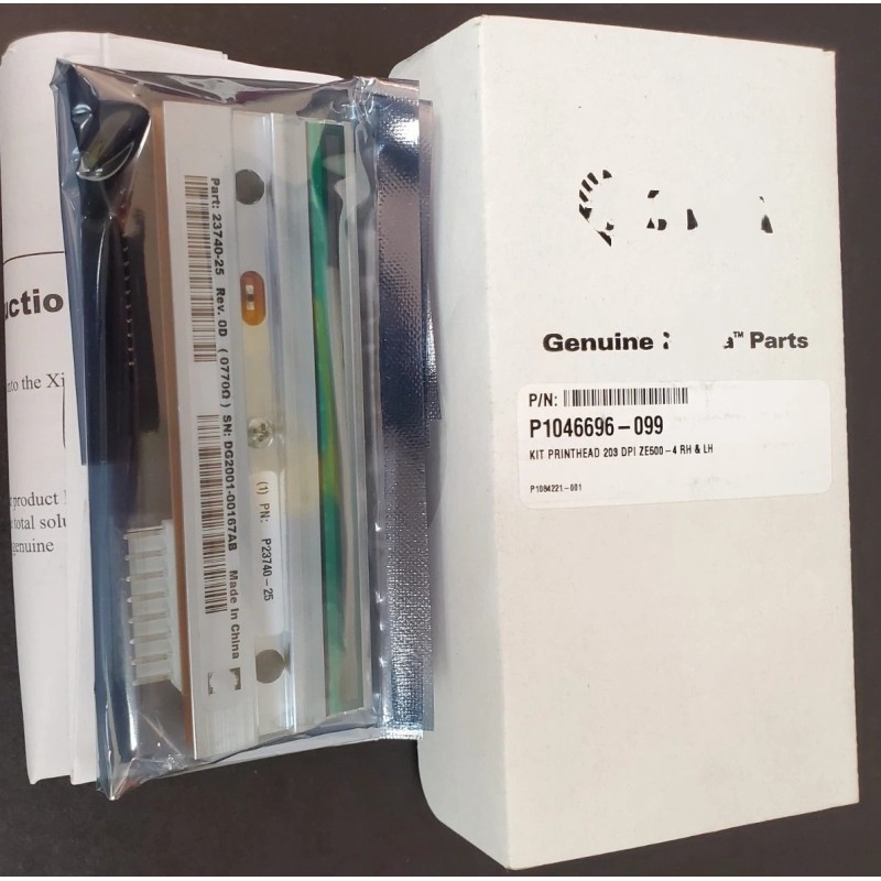 Zebra P1046696-099 Printhead ZE500 203 DPI – Genuine OEM Replacement