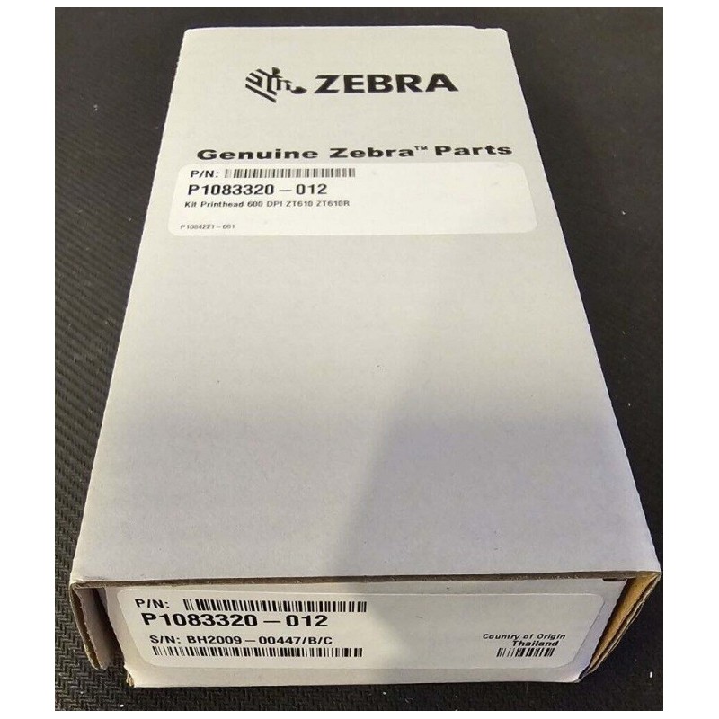 Zebra P1083320-012 600dpi Printhead – Genuine OEM for ZT610 / ZT610R