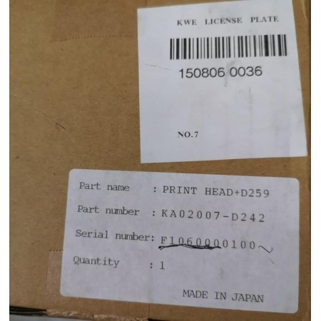 Original Epson Printhead DFX-9000 Printhead PN F106000