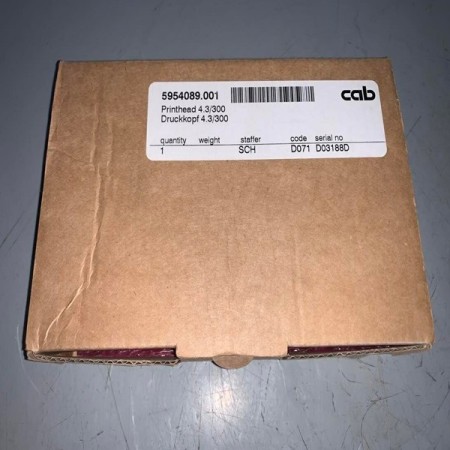 CAB 5954089 Thermal Printhead OEM For CAB A4.3+ Printer (300 dpi)